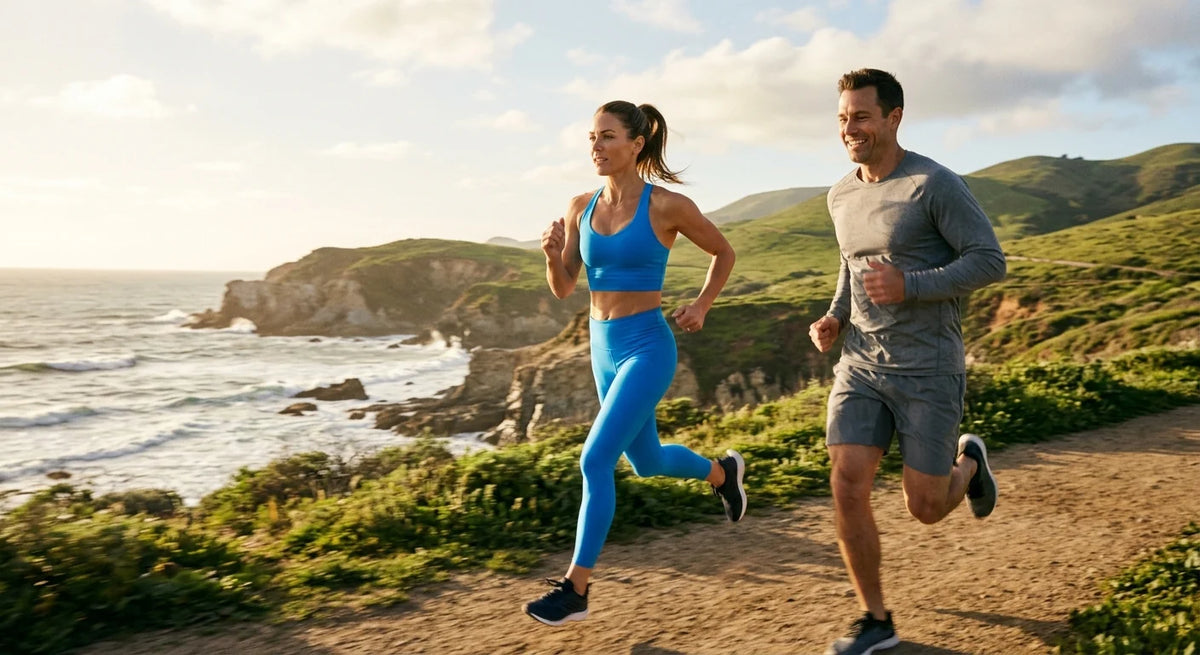 Person exercising to improve energy and stamina