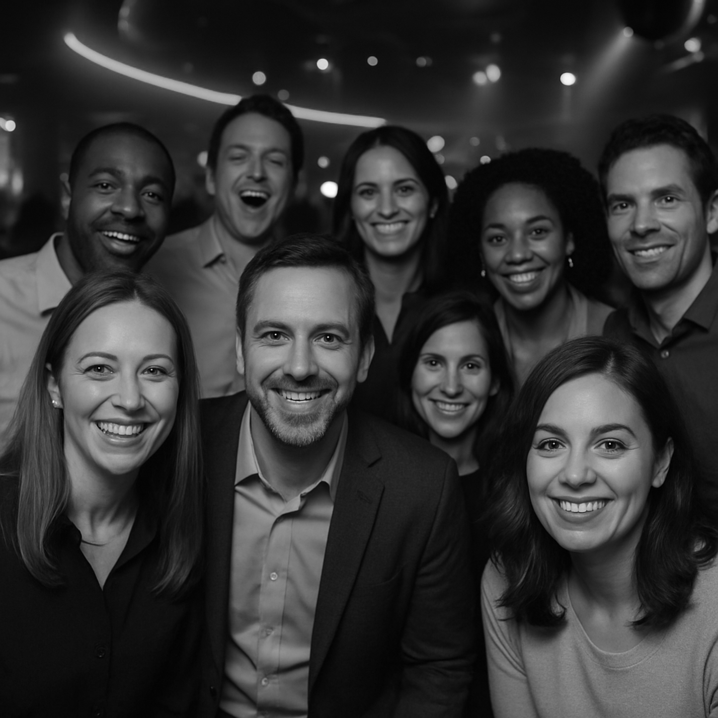 Team Vitalitas smiling together enjoying energy and vitality