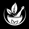 Herbal natural supplement icon